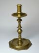 Tall 17th Century Bronze Candlestick Metalware photo 1