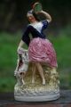 Mid 19th C Staffordshire Of Esmeralda Figure With Tambourine & Goat C1860 Figurines photo 3