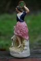 Mid 19th C Staffordshire Of Esmeralda Figure With Tambourine & Goat C1860 Figurines photo 8