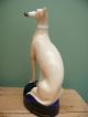19thc Staffordshire Figure Of A Greyhound In Sitting Pose Figurines photo 6