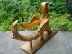 Ormalu 24kt Gold/bronze Winged Griffin/dragon/gargoyle Mascot/hood Ornament Metalware photo 7
