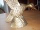 Vintage Heavy Brass Collectible Mallard Duck Figure Statue Paper Weight Metalware photo 2