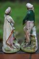 Interesting Pair Of Mid 19th C.  Staffordshire Male & Female Turbaned Figures Figurines photo 7