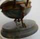French Empire,  Bronze & Marble Antique Inkwell,  France Metalware photo 6
