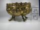 Antique Silver Gilt Metal Figural Fish Footed Bowl 125grams Metalware photo 1