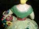 Vintage Italian Pottery Flower Lady Figurine Stunning Figurines photo 5