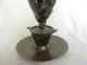 Antique French Bronze Candlestick,  Later 19th Century,  Art Nouveau Style. Metalware photo 6