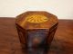All Ca1820 Shell Inlay Tea Caddy Antique Box Boxes photo 2