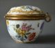 Excellent 18th Century German Gilt Polychrome Porcelain Box Gilding Brass Boxes photo 3