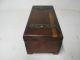 Vintage Wooden Cedar Jewlery Box Hinged Cover With Latch Treasure Box Boxes photo 1