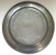 Pewter Plate,  Deep Dish,  Touch Marked,  Monogramed And Dated 1868 Metalware photo 1