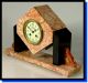 Stunning Art Deco French Marble Garniture Time & Strike Clock Vgc Just Serviced Clocks photo 7