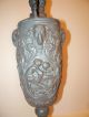 (6) Antique Pewter Pieces Vase,  Pitcher,  Goblets Metalware photo 7