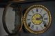 Antique E.  Ingraham Mantle Clock Lions Head Black & Marble Facade Clocks photo 5