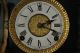 Antique E.  Ingraham Mantle Clock Lions Head Black & Marble Facade Clocks photo 6