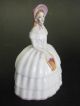 A Crown Staffordshire Crinoline Lady China Bell,  With Three Others Figurines photo 3