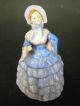 A Crown Staffordshire Crinoline Lady China Bell,  With Three Others Figurines photo 4