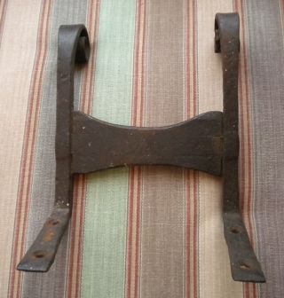 18th C.  Hand Forged Wrought Iron Boot Scrape. .  Fine Example Of Early Craftsman photo