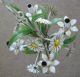 Vintage Tole ~daisy Flower~ Hanging Candle Chandelier Light Retro Toleware photo 2