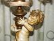 Rare Vintage Moreau Figural Cherub Candelabra French Lamp Restored Lamps photo 3