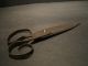 18th 19th C Colonial Antique Wrought Iron Scissors Shears Signed Metalware photo 2