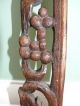 Fine 19thc Black Forest Oak Carved Picture Frame With Leaf & Berry Decor Other photo 2