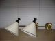 Pair Arteluce Mid Century Guariche Sconce Lamps Sarfatti Eames Deco Lamps photo 1