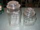 6 Vintage Apothecary Drug Candy Terrarium Clear Glass Jars With Lids Jars photo 2