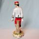 Rare Antique Capodimonte Italian Porcelain Fabris Military Soldier Man Figurine Figurines photo 3