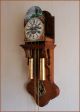 Vintage Dutch Oak Wood Frisian Tail Wall Clock Fhs Franz Hermle & Son Clocks photo 2