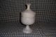 Antique Primitive Early White Painted Wooden Spice Jar Bowl With Lid Primitives photo 2