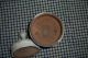 Antique Primitive Early White Painted Wooden Spice Jar Bowl With Lid Primitives photo 6