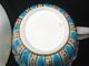 1830 Davenport Turquoise Enamel Fancy Gold Tea Cup And Saucer Marriage Cups & Saucers photo 8