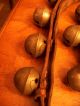 Vermont Antique Brass Sleigh Bells,  Petal Design Harness,  Signed 