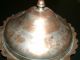 Antique Large Turkish Copper Lidded Serving Dish Metalware photo 5