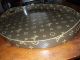 Vintage Louis Vuitton Lv Large Oval Serving Or Coffee Table Tray With Handles Metalware photo 7