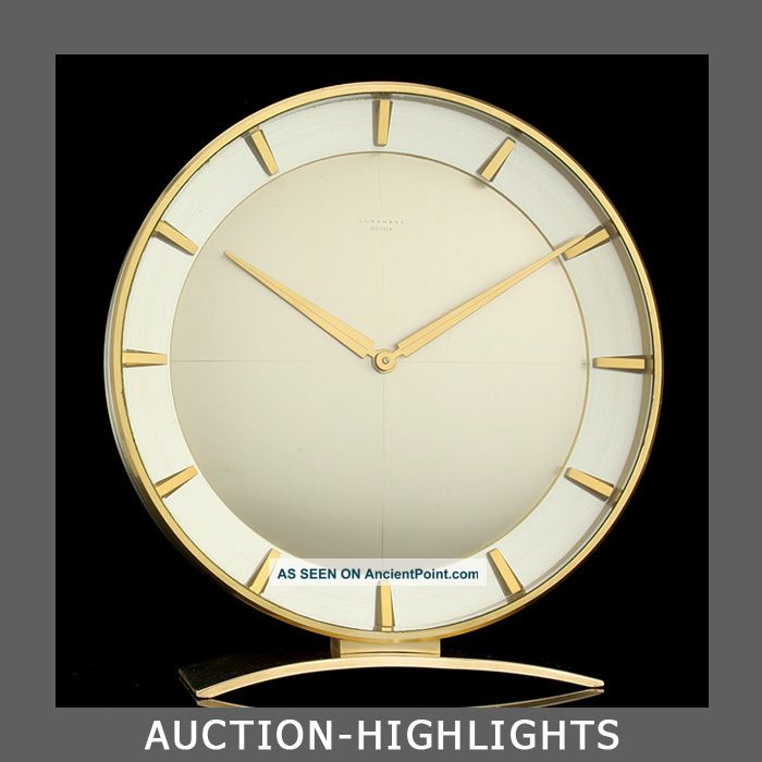 Art Deco Huge Junghans Meister Impressive 8 Days Desk Table Clock Clocks photo