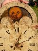 Antique Grandfather Metal Clock Face,  Clockworks & Parts Thomas Price Moon Dial Clocks photo 3