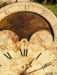 Antique Grandfather Metal Clock Face,  Clockworks & Parts Thomas Price Moon Dial Clocks photo 4