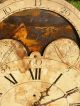 Antique Grandfather Metal Clock Face,  Clockworks & Parts Thomas Price Moon Dial Clocks photo 5