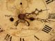 Antique Grandfather Metal Clock Face,  Clockworks & Parts Thomas Price Moon Dial Clocks photo 6