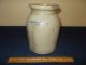 Antique 19thc.  Sawyer&merham Nashua N.  H.  New England Stoneware Storage Jar Nr Crocks photo 4