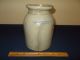 Antique 19thc.  Sawyer&merham Nashua N.  H.  New England Stoneware Storage Jar Nr Crocks photo 5