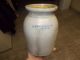 Antique 19thc.  Sawyer&merham Nashua N.  H.  New England Stoneware Storage Jar Nr Crocks photo 7