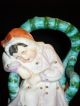 Adorable Antique German Porcelain Bisque Little Girl High Chair Figurine Figurines photo 11