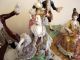 Volkstedt Musical Grouping Antique,  Very Large,  Amazing Condition,  100 Years Old Figurines photo 2