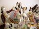 Volkstedt Musical Grouping Antique,  Very Large,  Amazing Condition,  100 Years Old Figurines photo 3