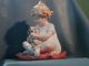 Vincenzo Bertolotti Piano Baby Girl Dog Nurse Italian Milano Italy Ceramiche Figurines photo 5