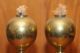 Rare Antique Whale Oil Brass Lamp Set.  Late 1700 ' S - Early 1800 ' S.  Gorgeous Lamps photo 5