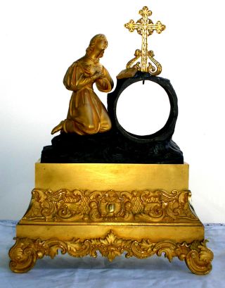 Antique 19th Century French Gilt Bronze Mantel Clock / Pendulum photo